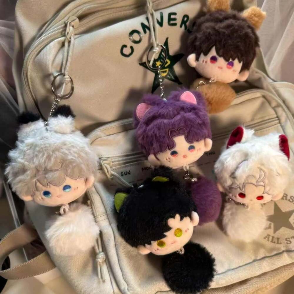 Love and Deepspace Character Plush Keychain, Cosplay Figure Pendant,Plushie Keyc